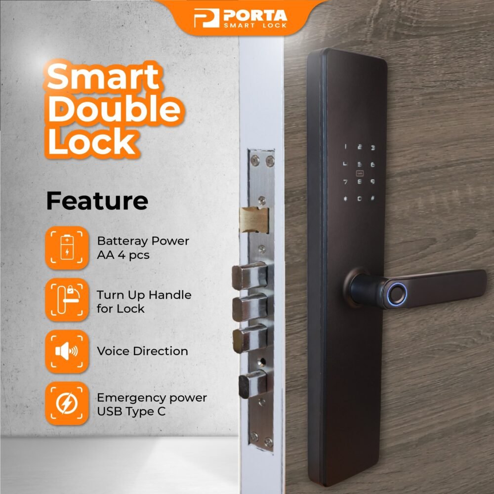 Porta Smart Lock NB2100 | Smart Home | Handle Pintu | Kunci Pintar