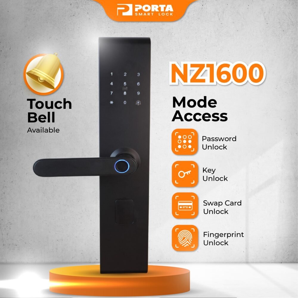 Porta Smart Lock NZ1600 | Smart Home | Handle Pintu | Kunci Pintar
