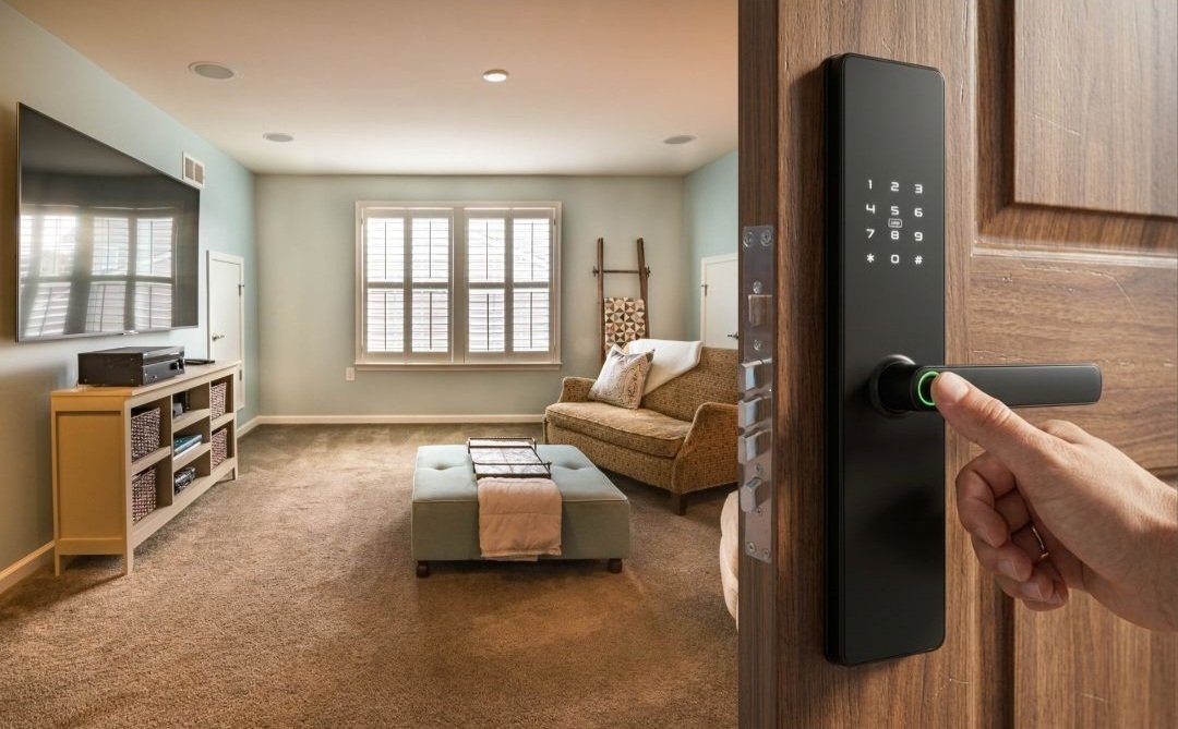 smart lock rumah aman