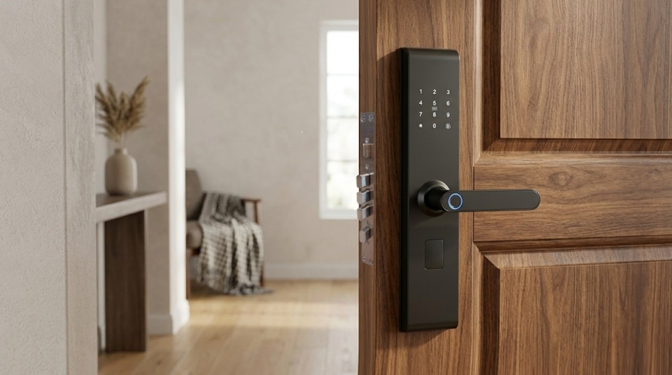 smart lock untuk rumah modern